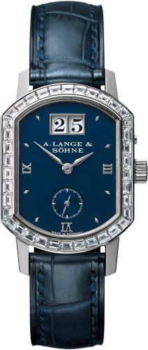 Arkade White Gold - Baguette / Blue