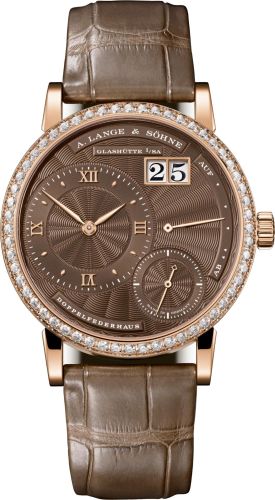 Kleine Lange 1 White Gold - Diamond / Brown
