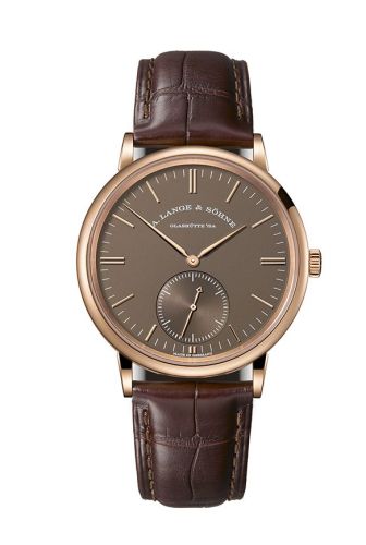Saxonia Automatik Pink Gold / Terra Brown Ginza