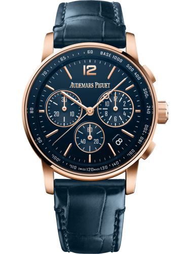 CODE 11.59 Chronograph Selfwinding Pink Gold / Blue