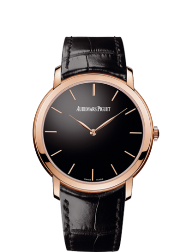 Jules Audemars 15180 Extra-Thin Pink Gold / Black