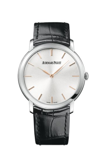 Jules Audemars 15180 Extra-Thin White Gold / Silver