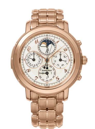 Jules Audemars 25984 Grande Complication Pink Gold / White Breguet / Bracelet