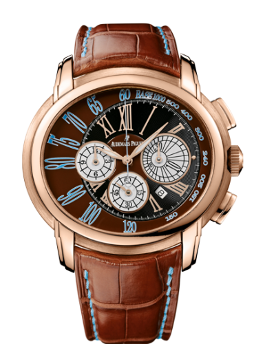 Millenary Chronograph Pink Gold / Brown