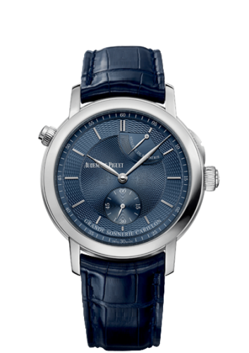 Jules Audemars 26344 Grande Sonnerie Carillon Platinum / The Hour Glass Blue