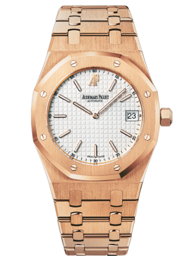 Royal Oak Extra-Thin Pink Gold / Silver