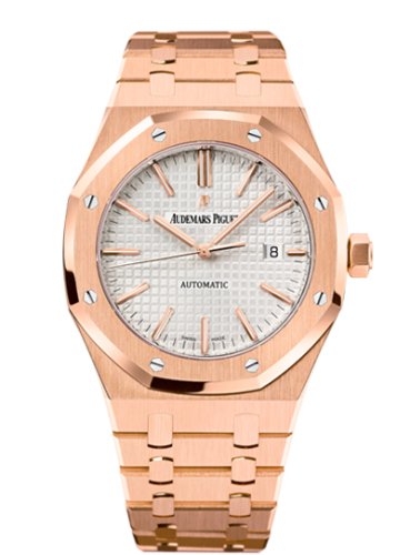 Royal Oak 15400 Pink Gold / Silver