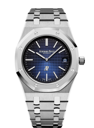 Royal Oak Extra-Thin Titanium / Platinum / Blue