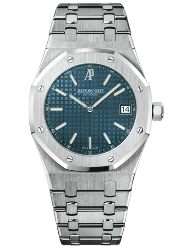Royal Oak Extra-Thin Stainless Steel / Dark Blue