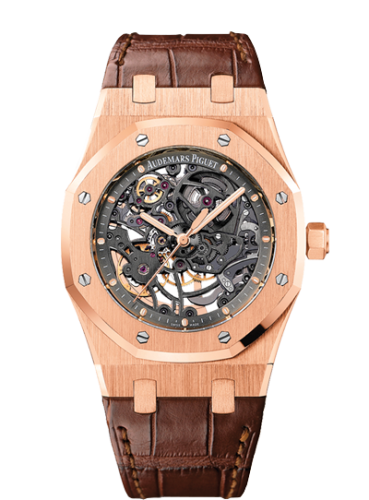 Royal Oak Openworked Selfwinding Pink Gold / Strap
