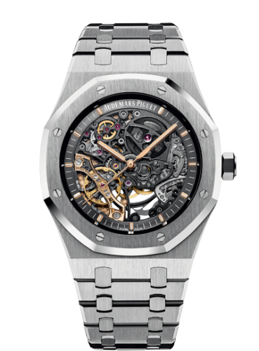 Royal Oak 41 Double Balance Wheel Openworked Stainless Steel