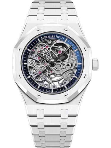 Royal Oak 41 Double Balance Wheel Openworked White Ceramic
