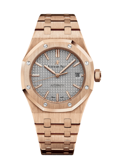 Royal Oak 15450 Selfwinding Pink Gold / Grey