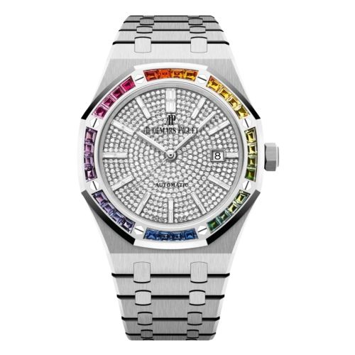 Royal Oak Whitte Gold - Rainbow / Diamond
