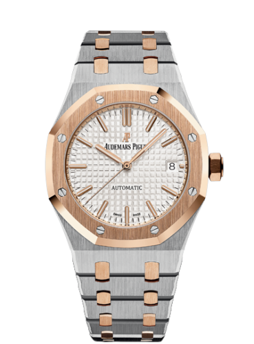 Royal Oak 15450 Selfwinding Stainless Steel / Pink Gold / Silver