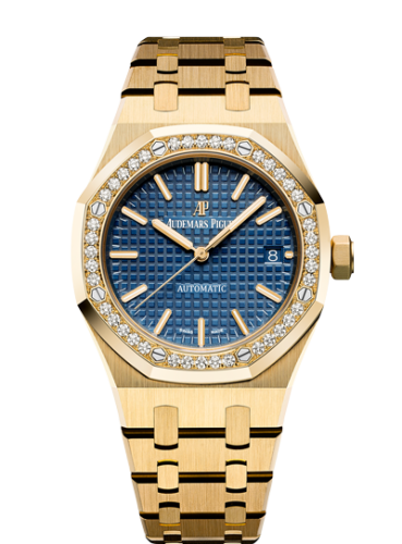 Royal Oak 15451 Selfwinding Yellow Gold / Blue