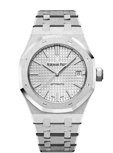 Royal Oak 15454 Selfwinding Frosted White Gold / Silver