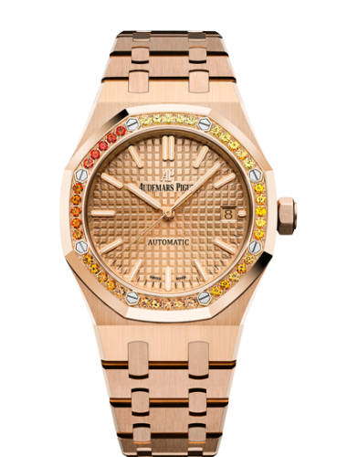 Royal Oak 15451 Selfwinding Pink Gold / Pink / Sapphire