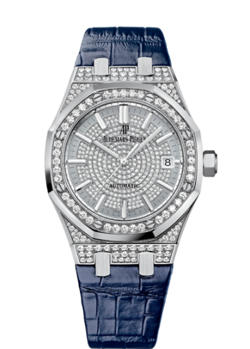 Royal Oak Selfwinding 37 White Gold / Diamond / Diamond / Strap