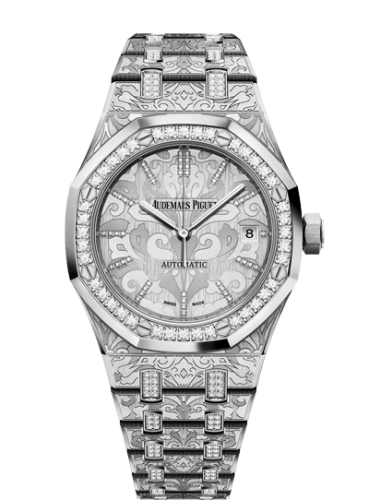 Royal Oak 15456 Selfwinding White Gold / Cashmere