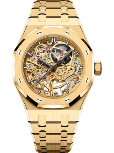 Royal Oak 37 Double Balance Wheel Openworked Yellow Gold
