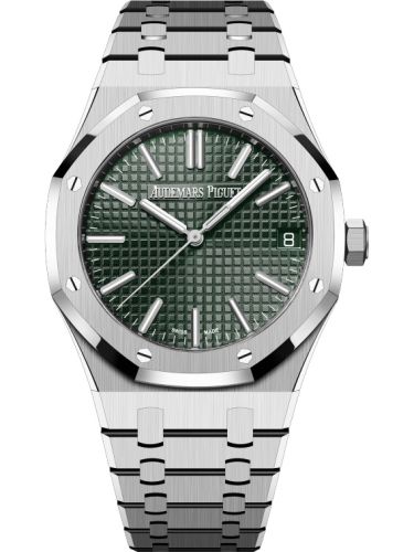 Royal Oak Selfwinding 41 Stainless Steel / Green / 50th Anniversary