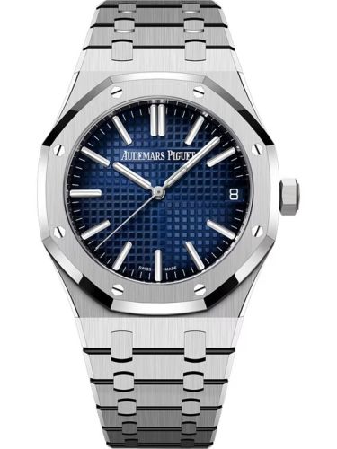 Royal Oak Selfwinding 41 White Gold / Smoked Blue