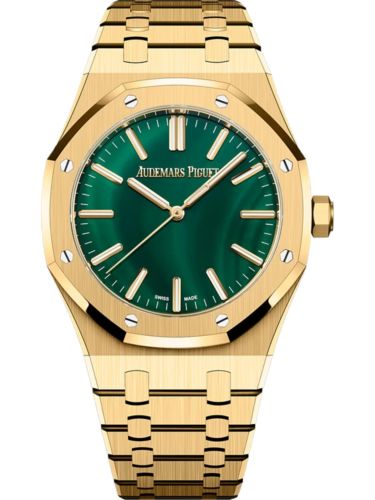 Royal Oak Selfwinding 41 Yellow Gold / Malachite