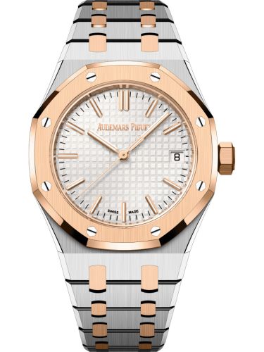 Royal Oak Selfwinding 37 Stainless Steel / Pink Gold / 50th Anniversary / Silver