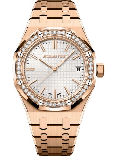 Royal Oak Selfwinding 37 Pink Gold - Diamond / Silver / 50th Anniversary
