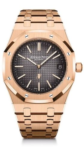 Royal Oak Extra-Thin Pink Gold / Grey / 50th Anniversary