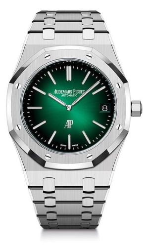 Royal Oak Extra-Thin Platinum / Green / 50th Anniversary