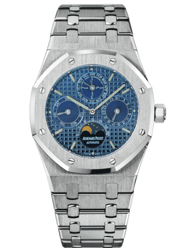 Royal Oak Perpetual Calendar Stainless Steel / Blue