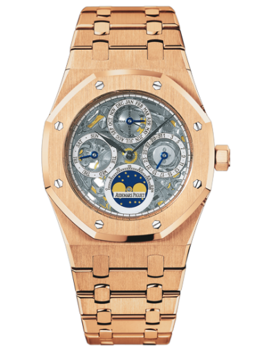 Royal Oak Perpetual Calendar Openworked Pink Gold