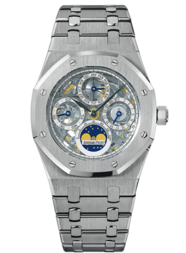 Royal Oak Perpetual Calendar Openworked Platinum