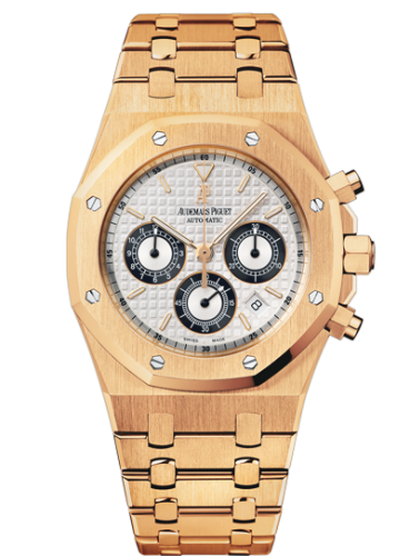 Royal Oak 25960 Chronograph Pink Gold / Silver