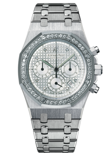 Royal Oak Chronograph 39 White Gold / Silver / Diamond