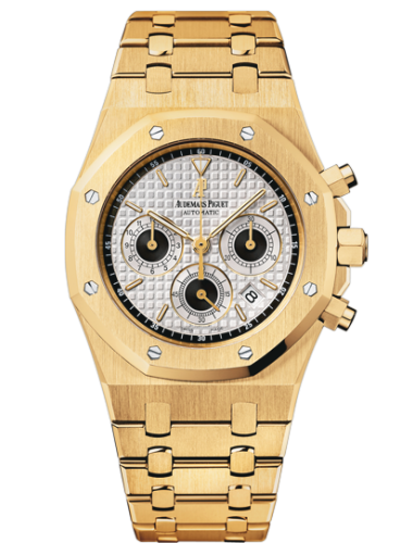 Royal Oak 25960 Chronograph Yellow Gold / Silver