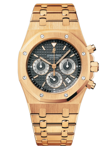 Royal Oak 25960 Chronograph Pink Gold / Brown