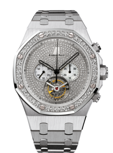Royal Oak Tourbillon Chronograph White Gold / Diamond