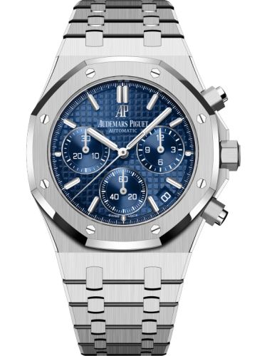 Royal Oak Chronograph 41 White Gold / Blue