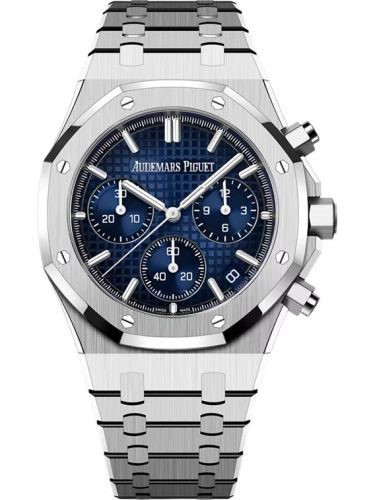 Royal Oak Chronograph 41 White Gold / Smoked Blue