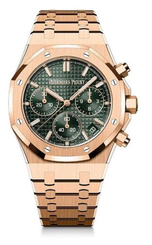 Royal Oak Chronograph 41 Pink Gold / Green / 50th Anniversary