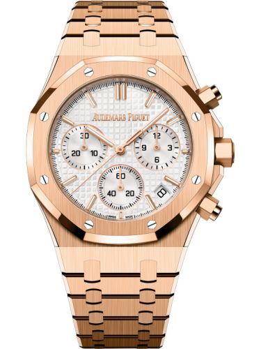 Royal Oak Chronograph 41 Pink Gold / Silver