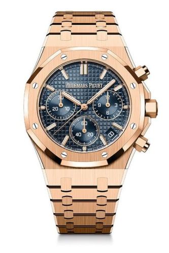 Royal Oak Chronograph 41 Pink Gold / Blue / 50th Anniversary