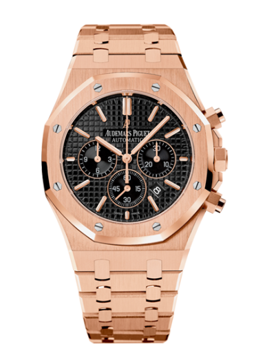 Royal Oak Chronograph 41 Pink Gold / Black