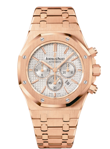 Royal Oak Chronograph 41 Pink Gold / Silver