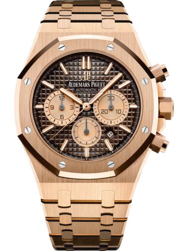 Royal Oak Chronograph 41 Pink Gold / Brown