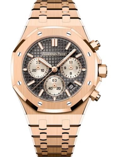 Royal Oak Chronograph 38 Pink Gold / Grey