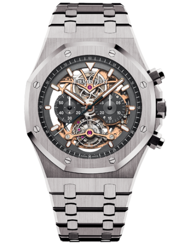 Royal Oak 26347 Tourbillon Chronograph Openworked Titanium